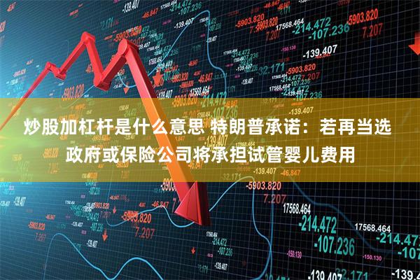 炒股加杠杆是什么意思 特朗普承诺：若再当选 政府或保险公司将承担试管婴儿费用